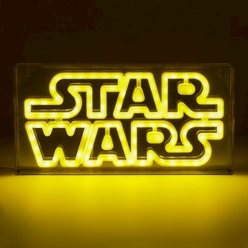 【Paladone UK】 星際大戰 STAR WARS 電影經典 LOGO燈 炫黃霓虹燈