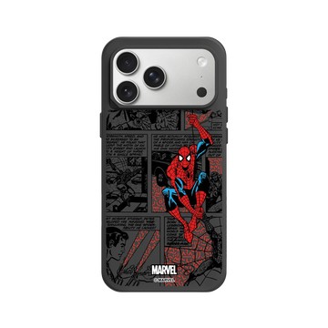 iPhone 17 Pro Max SolidX 黑 - 迪士尼-漫威 Marvel - 蜘蛛人-漫畫風格