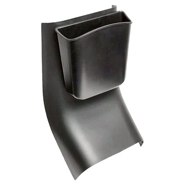 煥新Model 3 後排出風口防護護板 + 收納盒 ABS材質 防刮耐磨 後座防踢保護  不適用  黑色  1組