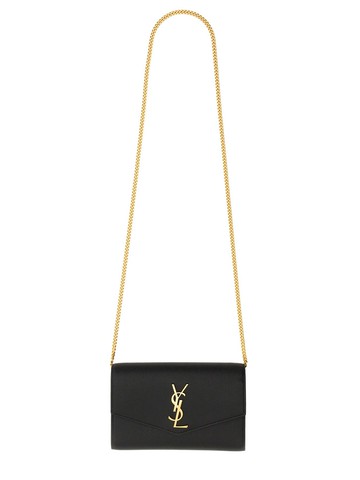 saint laurent uptown wallet with chain