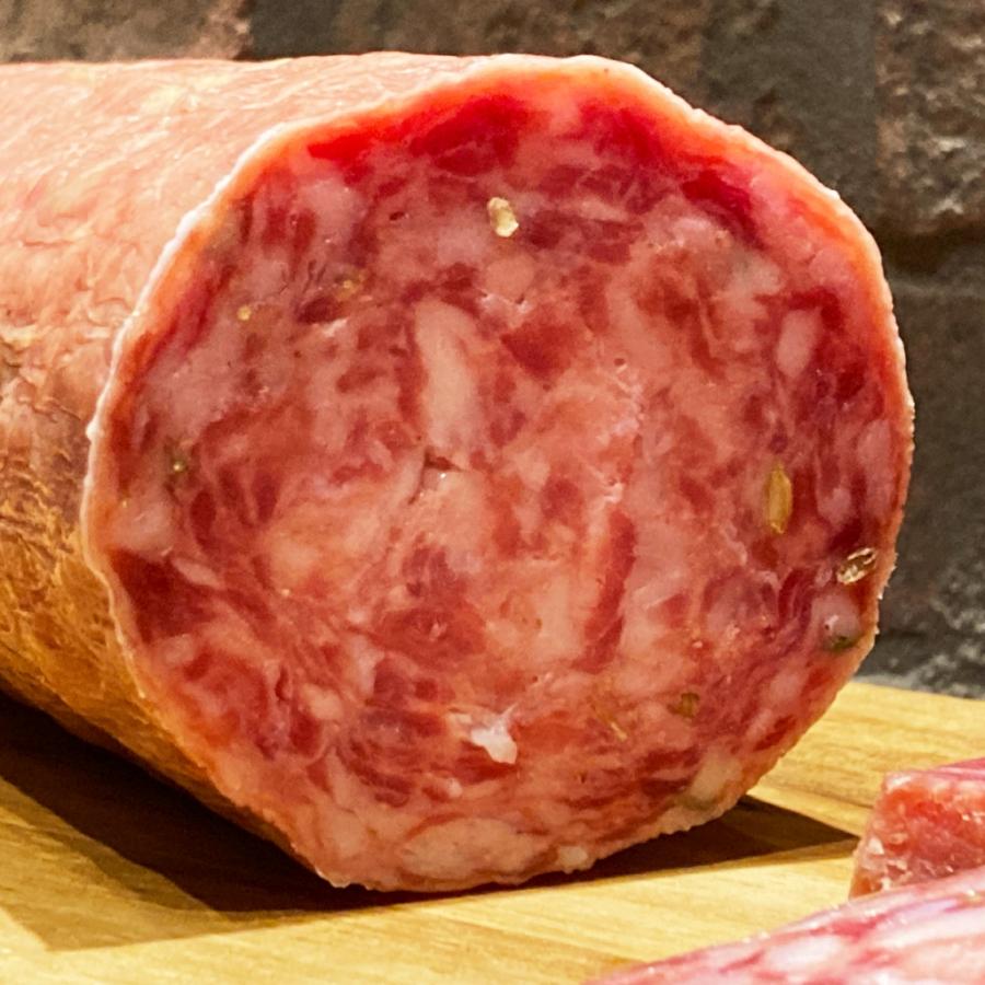 サラミ フィノッキオーナ 約600〜750g クオリタリア スペイン産 100g当たり548円（税込）で再計算 冷蔵 豚肉 ソーセージ