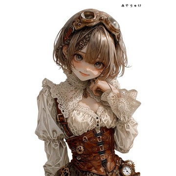 【5 月新品 5】07-124-0235 人物貼紙 蒸汽龐克風格