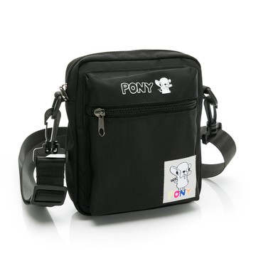 【PONY】ENJOY 吉氣出門旺旺來 變種吉娃娃 聯名款 潮流小包 吉拿包－黑 (243U3AB05BK)