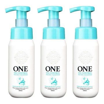 美琪 ONE 全面淨化洗顏慕斯 控油  180ml  3瓶