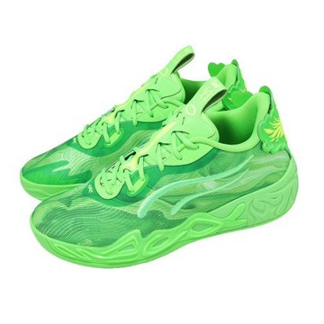 Puma 籃球鞋 MB.04 Lo Team 男鞋 綠 LaMelo Ball 氮氣中底 312174-04