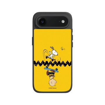 iPhone Air SolidX 黑 - 史努比 Snoopy - 一起玩滑板吧！
