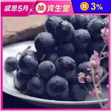 【禾鴻】彰化溪湖溫室巨峰葡萄5斤 葡萄禮盒 水果 紫葡萄