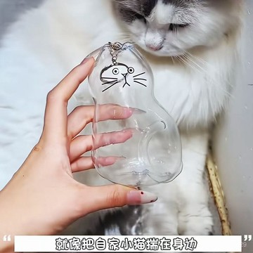 臺灣🚍8H出🉑【特大號】貓毛收納盒貓毛收納盒收納吊飾貓咪毛髮鑰匙扣收納盒