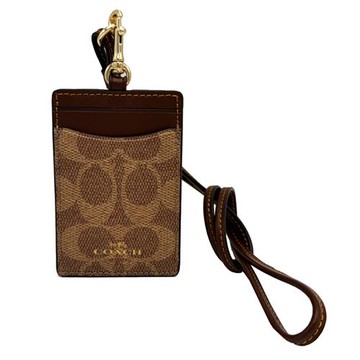 【COACH】C LOGO證件識別證保護套(焦糖)