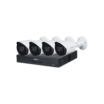 Dahua 昌運監視器 組合 DH-XVR5104HS-I3 4路 1080P XVR 錄影主機+DH-HAC-HFW1500TN-A 500萬 紅外線攝影機 4支