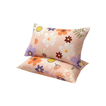 南極人純棉枕套單件四季通用100全棉枕芯套48×74cm一對裝田園ins