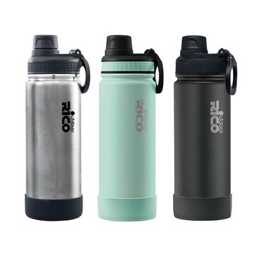 RICO旋蓋廣口運動瓶550ml 運動水壺 保溫瓶 保溫壺 隨身水壺 學生水壺 不鏽鋼水壺