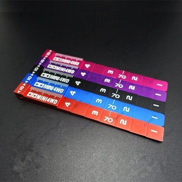 四驅車工具配件 調車尺 剎車驗車尺 95073 彩色 自制田宮非原版