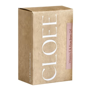 CLOEE 維他命E&米糠油 臉部身體皂 103g 天然手工皂 溫和保濕 全家適用  1個