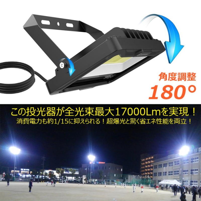 グッドグッズ グッド・グッズ 100W LED 投光器 昼白色 100V対応 IP66