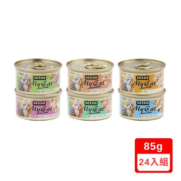 SEEDS聖萊西-MyCat我的貓1-6號罐 85g*24入組(下標數量2+贈神仙磚)