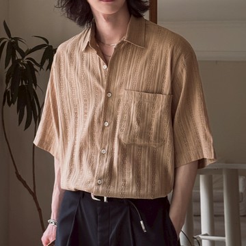 【Metanoia】🇰🇷韓製 鏤空短袖襯衫