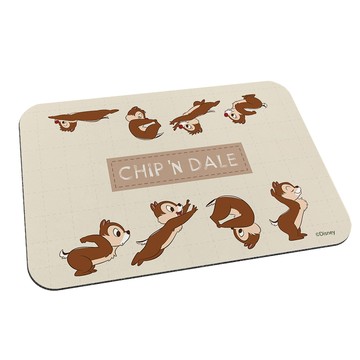 【Disney 迪士尼】軟式珪藻土吸水地墊-奇奇蒂蒂 跳躍奇奇蒂蒂 （60*40*0.5cm）_廠商直送