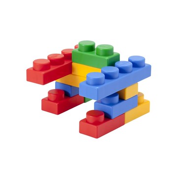 UNiPLAY 抗菌軟積木 BASIC款 12片 原色系 兒童積木玩具  多色  1組