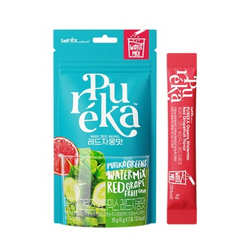 PUREKA Greens Water Mix #Red Grapefruit 7 Sticks