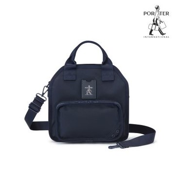 PORTER INTERNATIONAL - 潮酷叛逆PUNK手提包(M)- 藍