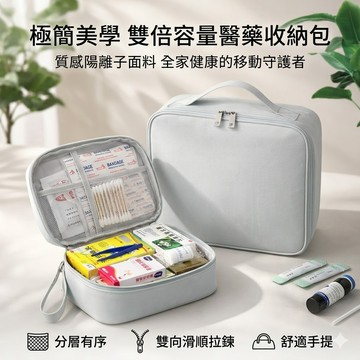 🔥分格收納 加大容量🔥收納袋 醫藥箱 分裝袋 藥袋 醫藥包