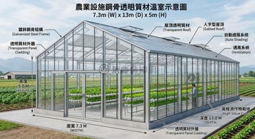 鋼骨專業設計打造農業設施新效能 5F1512｜花蓮縣吉安鄉草芬段