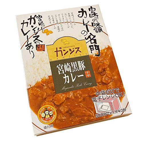 宮崎のカレー専門店「味のガンジス」オリジナルレトルトカレー (ガンジス黒豚カレー)