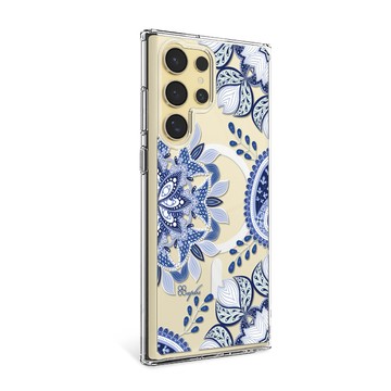 APBS Samsung S26/S25/S24/S23系列 輕薄防摔磁吸手機殼-青花瓷