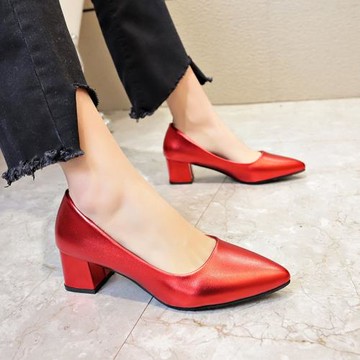 2025中跟粗跟職業女鞋工作鞋 Coarse heeled professional shoes