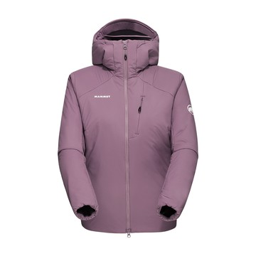 MAMMUT Rime IN Flex Hooded Jacket W 保暖化纖連帽外套 波動紫 女款 #1013-02141