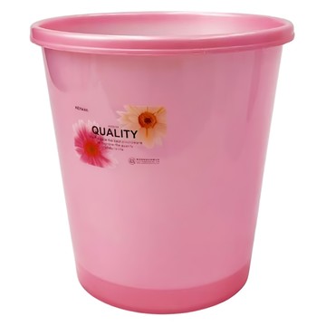 KEYWAY 聯府 小珠光花語垃圾桶 4.8L  203 x 203 x 218mm  粉色  3個