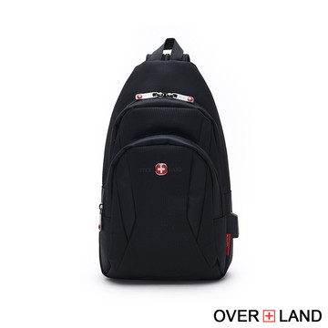 overland - 素面休閒造型機能胸背包/後背包 - 5311