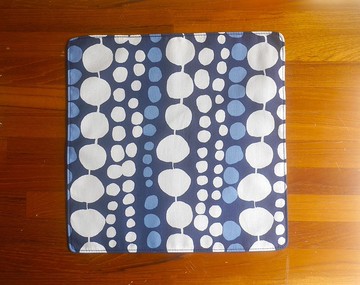 台灣棉布手帕=普普風=串串=藍(共3色)