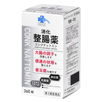 [第3類醫藥品] Kurashirhythm Medical Concnutmin 腸道調節劑 360片