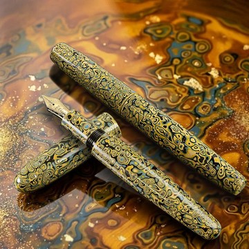 新品【變塗-蒼燦】傳統漆藝 獨家設計款 氣密套鋼筆