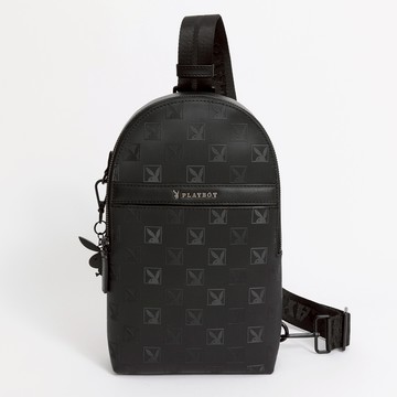PLAYBOY - 單肩背包 Meaningful系列 - 黑色