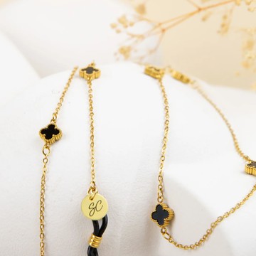 澳洲Sunny Cords 繽紛的RUBY BLACK  眼鏡鍊｜口罩鍊