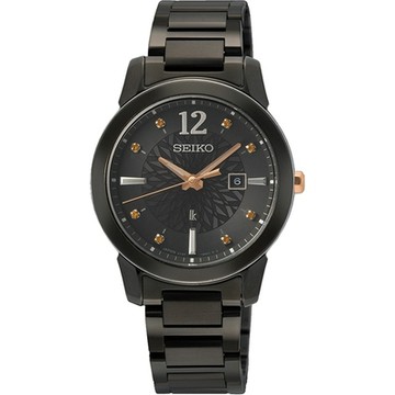 SEIKO 精工 LUKIA 動人時光太陽能時尚腕錶-女錶(SUT433J1)31mm SK008