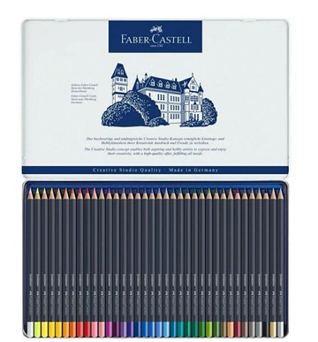 Faber-Castell goldfaber 創意工坊油性色鉛筆 36色114736【領券滿額再折千5/31止】