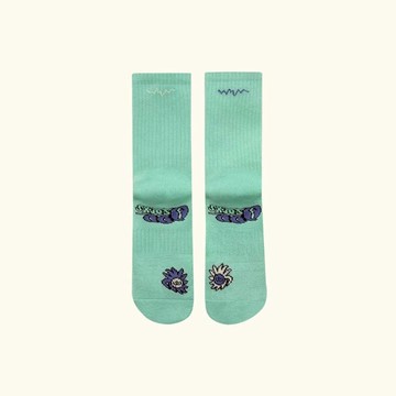 訊號彩襪 霧藤紫(M)