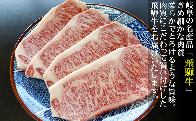 牛肉 飛騨牛 サーロイン ステーキ セット 1ｋｇ （ 1枚 約250ｇ × 4枚 ） 黒毛和牛 Ａ5 美味しい お肉 牛 肉 和牛 サーロインステーキ 