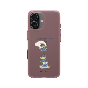 iPhone 17 Clear (相機按鈕) 晶醺玫 - 迪士尼-玩具總動員 Toy Story - 三眼怪疊疊樂玩具