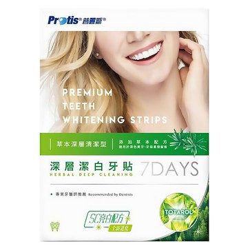Protis 普麗斯 深層潔白牙貼 7天份  1盒  85g