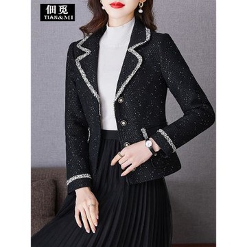 小香風西裝外套女冬裝2025年新款高端大牌氣質百搭短款小西服外套