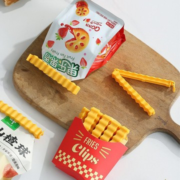 joeki單盒子賣場 薯條造型封口夾盒 封口夾盒 食物密封夾盒子 cc0496