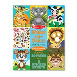 美國瑪莉莎 Melissa & Doug 學習貼貼樂-瘋狂動物【悅兒園婦幼生活館】