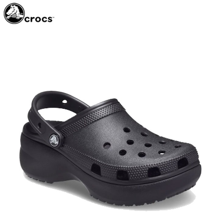 クロックス 即納 crocs クラシック プラットフォーム ブラック クロッグ ウィメン 厚底サンダル・プラットフォーム WOMEN'S CLASSIC  PLATFORM CLOG Black 通販 LINEポイント最大0.5%GET | LINEショッピング