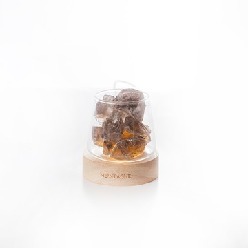 【Montagne】mini富士山｜茶水晶｜健康Ｘ創造｜水晶擴香組 精油可選 新年 開運禮 過年