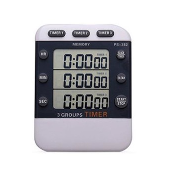 追日PS382定時器實驗室計時器正倒提醒器多通道多組時間倒計時3組